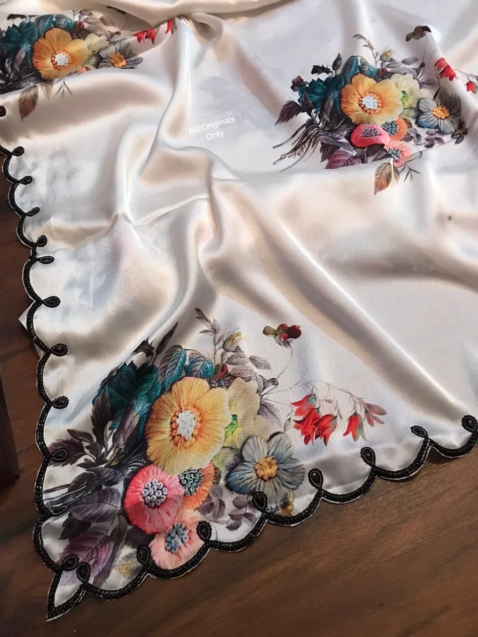 Presenting You A Beautiful Handwork Saree