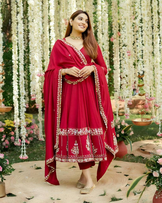 Designer Anarkali Suit is luxury clothing Considered