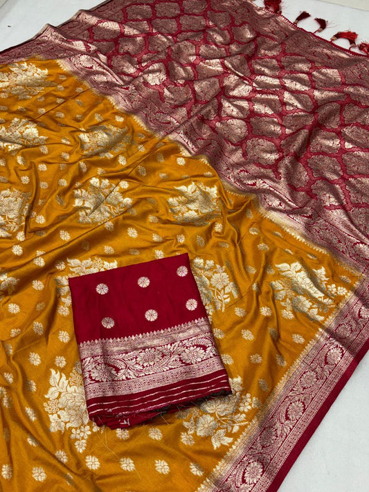 Presenting you the most beautiful chap dye saree