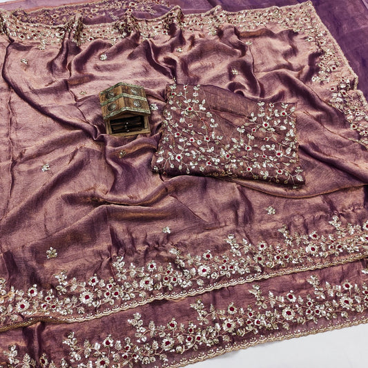 Pure Fandy Chiffon sarees with amazing