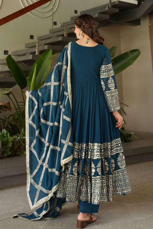 VÊTEMENTS DE COURSE TENDANCE HAUT EN FAUSSE GEORGETTE BRODERIE EN FIL DE COTON