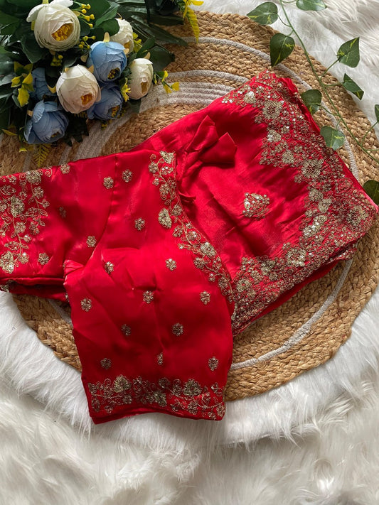 PURE SOFT ZIMMY CHHU SILK FABRIC SAREE