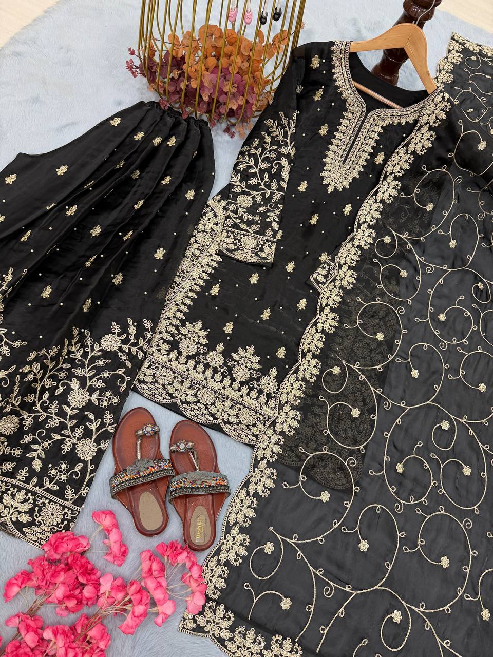 PREMIUM DESIGNER READYMADE TOP PLAZZO COLLECTIONS