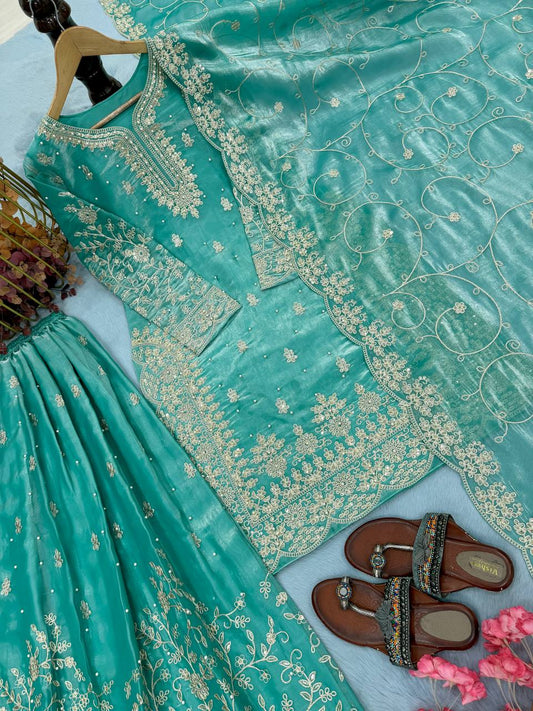 PREMIUM DESIGNER READYMADE TOP PLAZZO COLLECTIONS