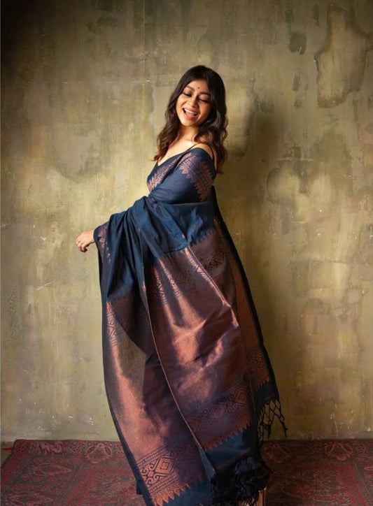 SOFT LICHI SILK CLOTH SAREE