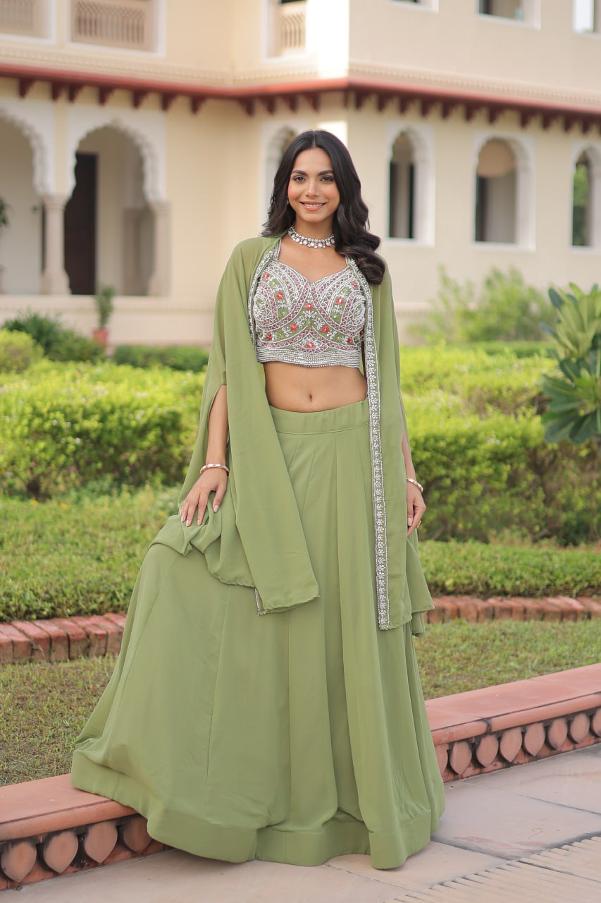 PREMIUM READYMADE LEHENGA CHOLI WITH KOTI