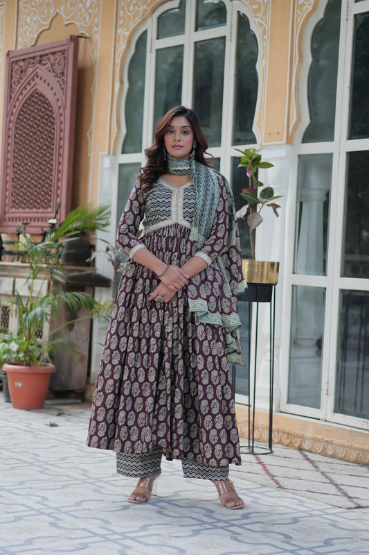 PREMIUM READYMADE KURTI WITH PANT & DUPATTA SET