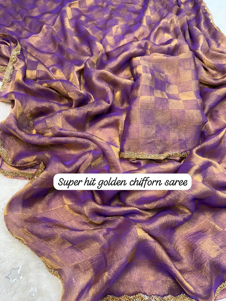 Sari en soie Rangoli douce pour tenue de soirée