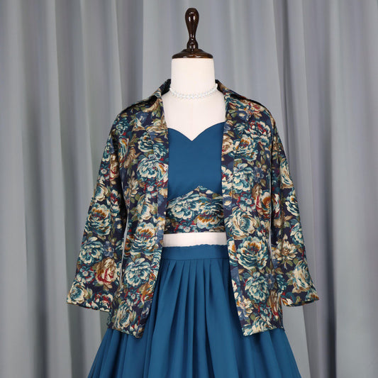 Classical New Foil Printed Koti Set