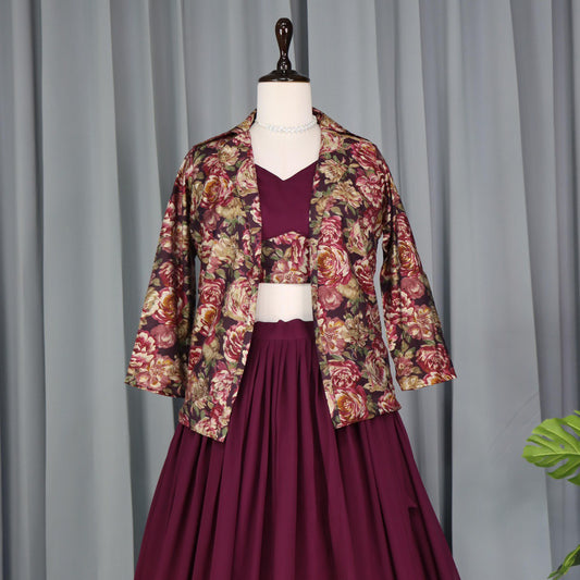 Classical New Foil Printed Koti Set