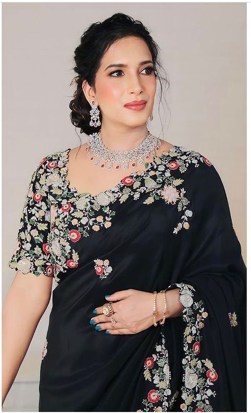 Party Wear Soft Georgette Saree