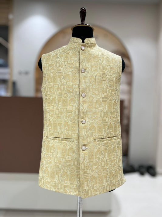 Presenting Jacqurd Nehru Jacket