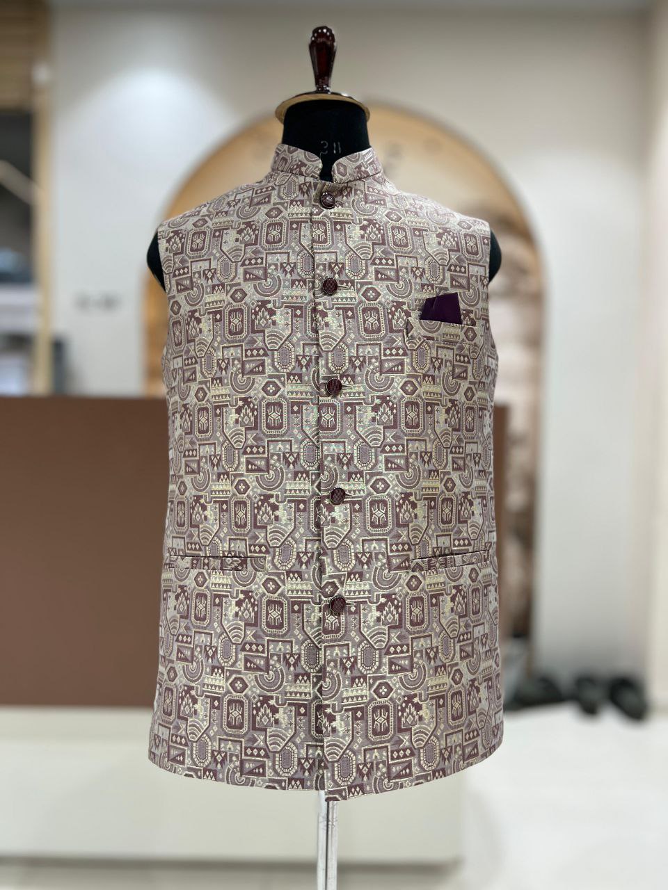 Presenting Jacqurd Nehru Jacket