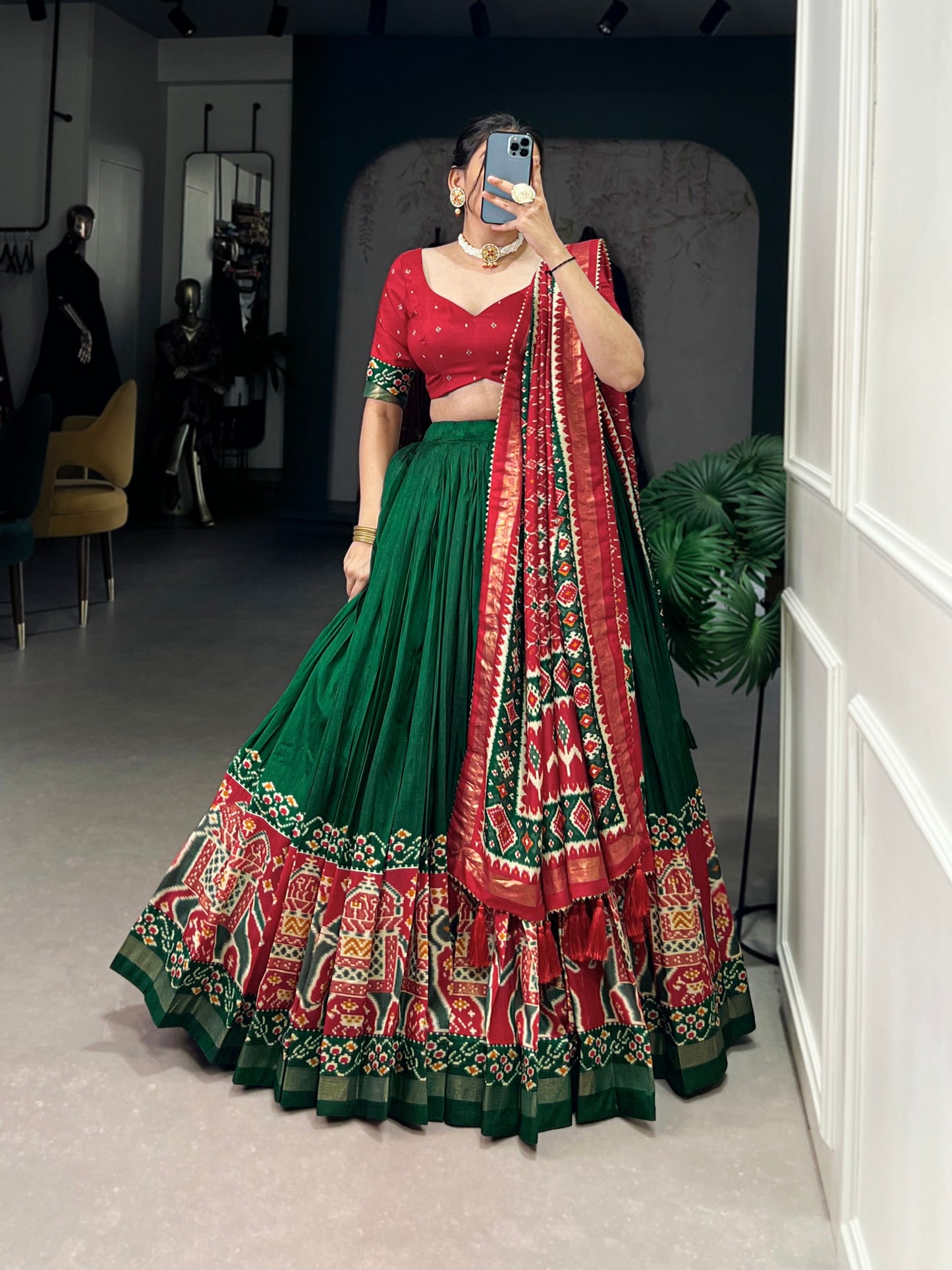 Twirling in tradition shining in silk Lehenga Choli