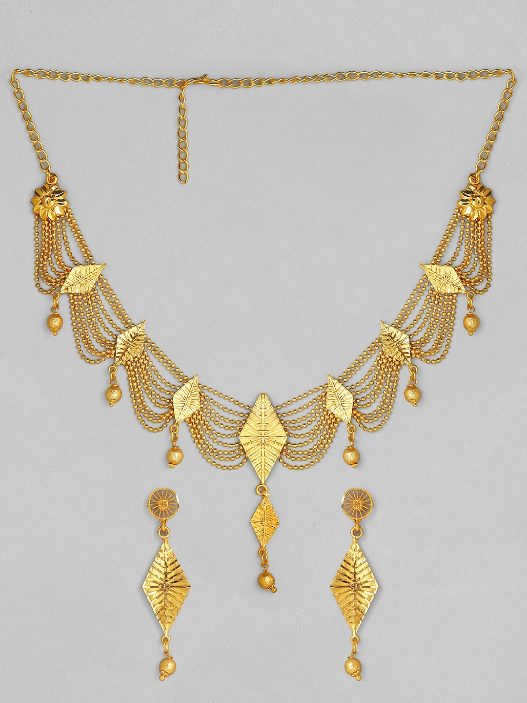 Gold-Plated Handcrafted Jewellery Set