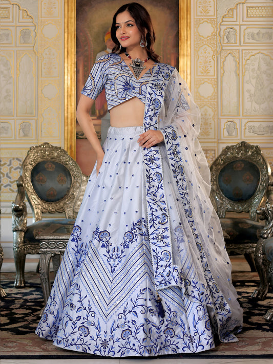 Soft Net Pair With Dupatta Are Soft Net Lehenga