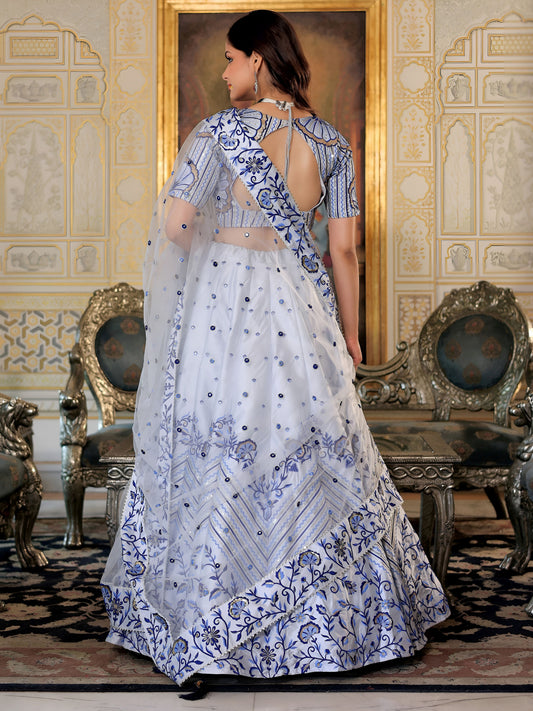 Soft Net Pair With Dupatta Are Soft Net Lehenga