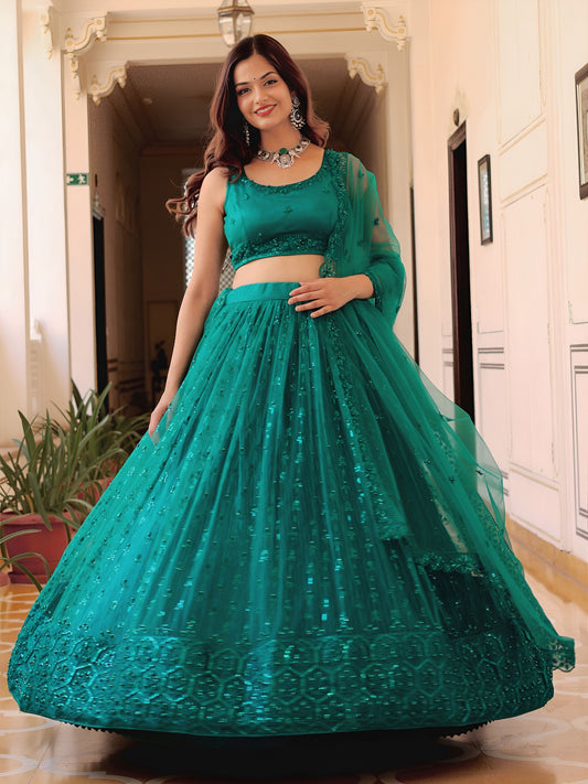 Georgette Pair With Dupatta Are Georgette Lehenga