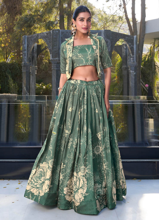 Tussar Silk And Koti Are Fabricated On Tussar Silk Fabriced Lehenga