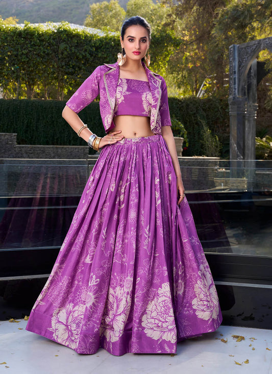 Tussar Silk And Koti Are Fabricated On Tussar Silk Fabriced Lehenga