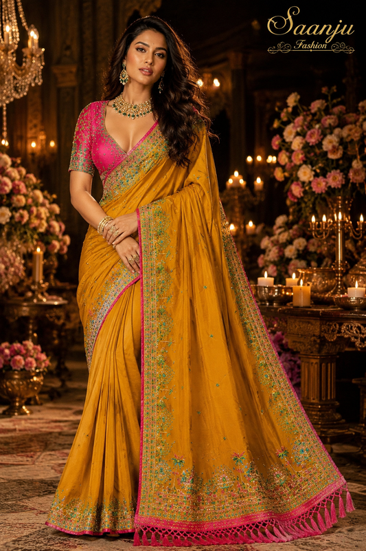 Premium Soft Cotton Silk Fabric Saree