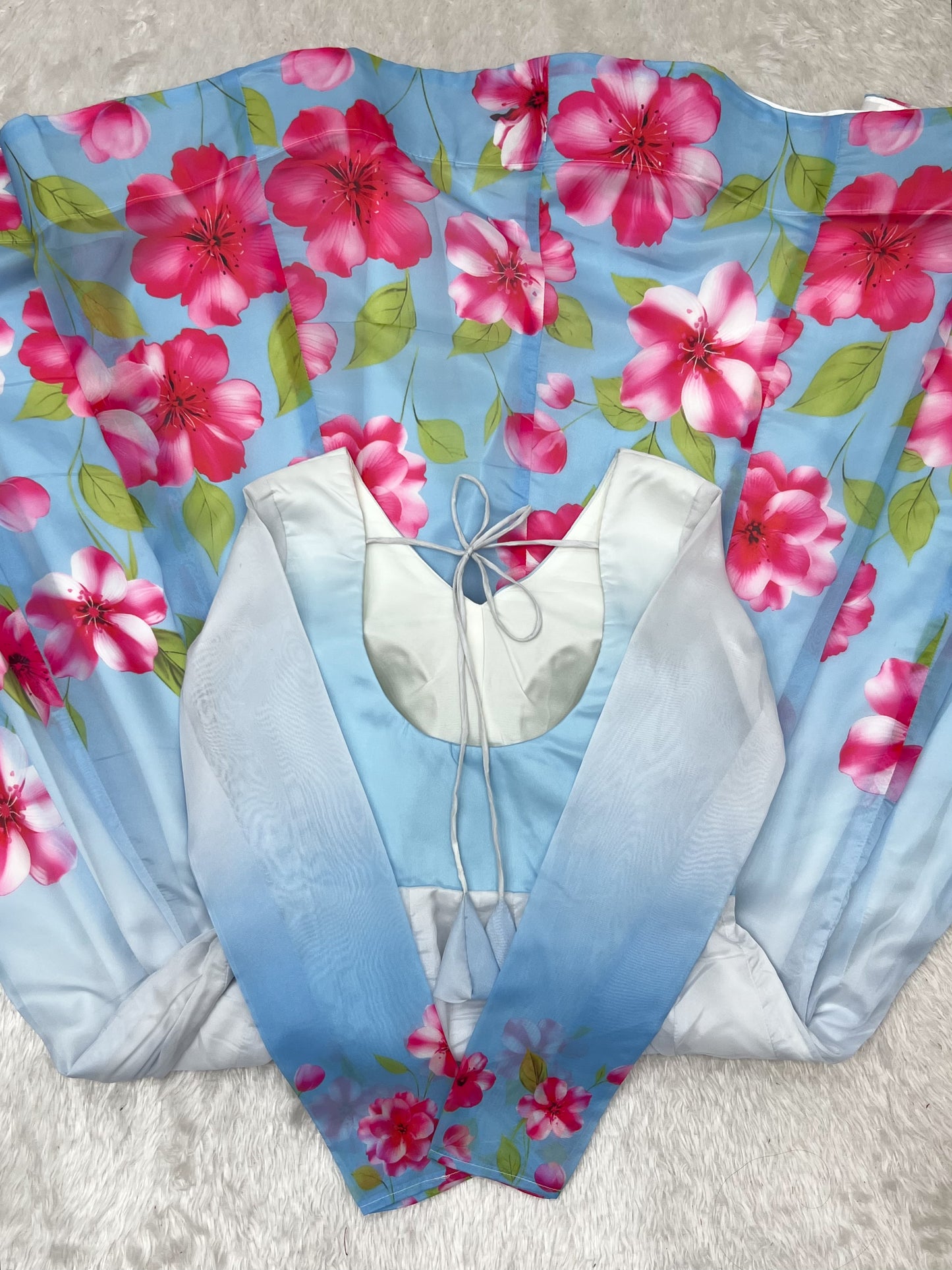 HEAVY PURE SOFT ORGANJA SILK FLORAL PRINT 3 PEACE
