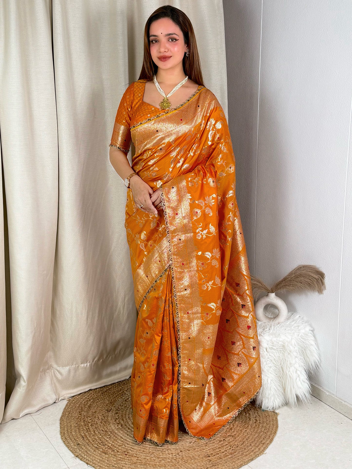 Banarasi silk festive season special with this silk beauty saree