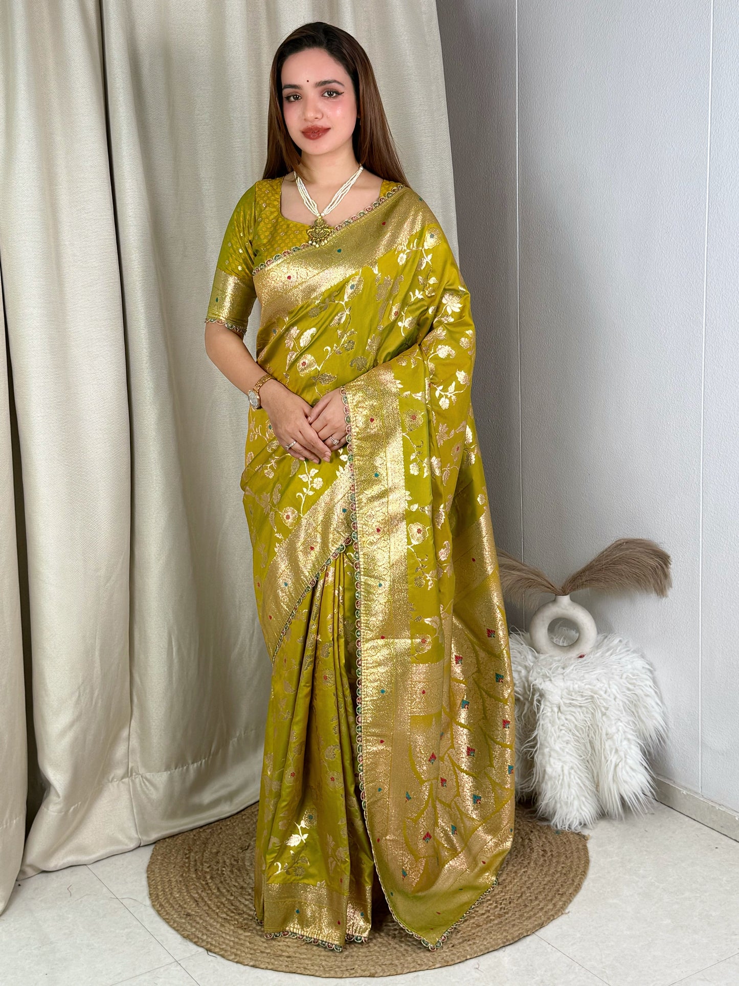 Banarasi silk festive season special with this silk beauty saree