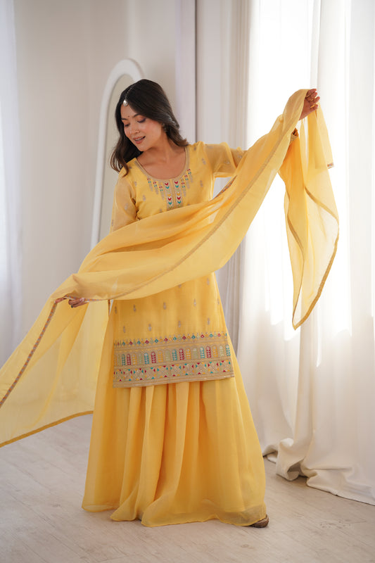 PURE SOFT CRUNCHY SILK FABRIC ANARKALI