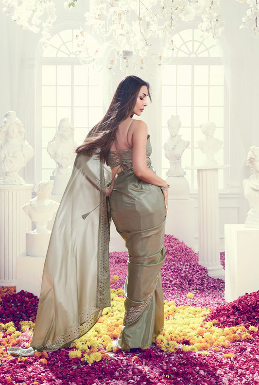 Collection spéciale de saris de style célébrités de Bollywood pour l'Aïd