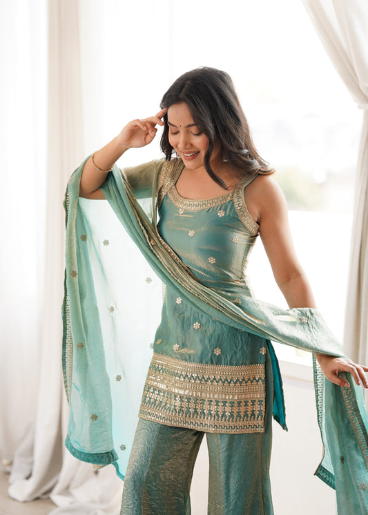 PREMIUM-FERTIGANZUG-SET AUS ANARKALI