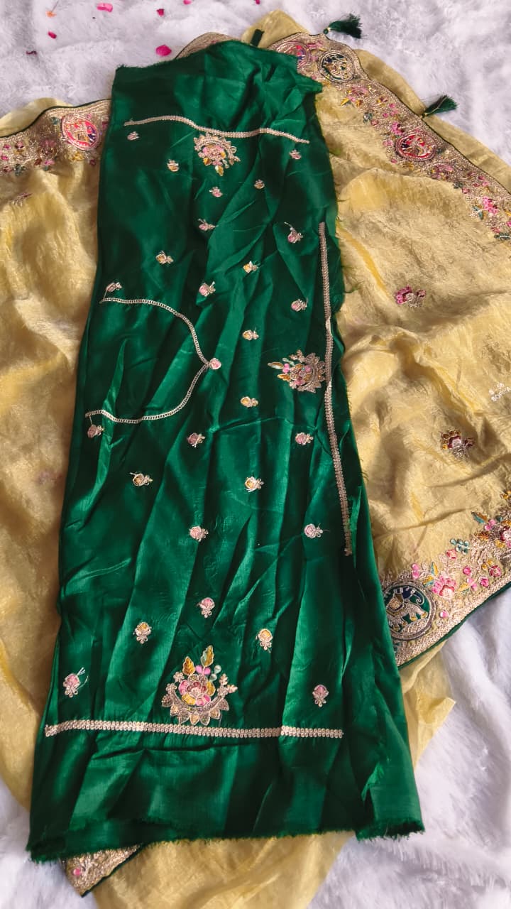 Premium GMY Silk Fabric Saree