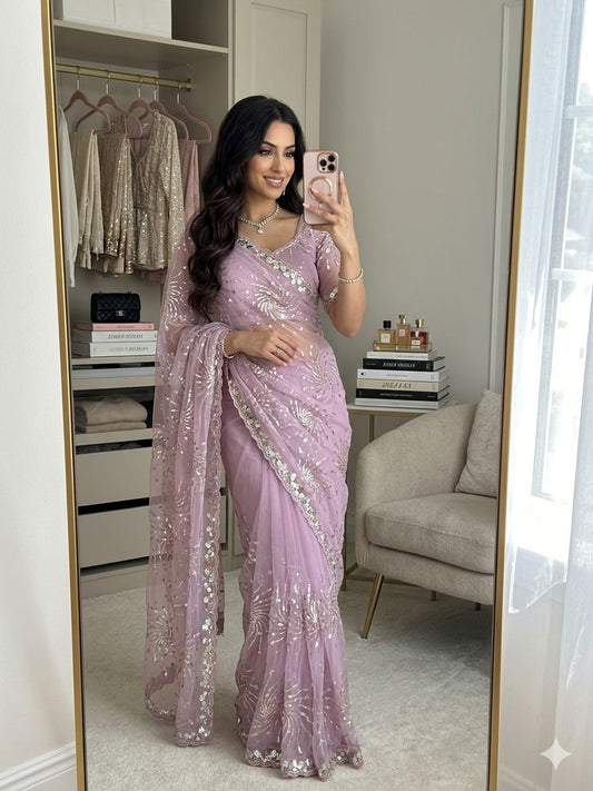 Premium butterfly soft net Saree