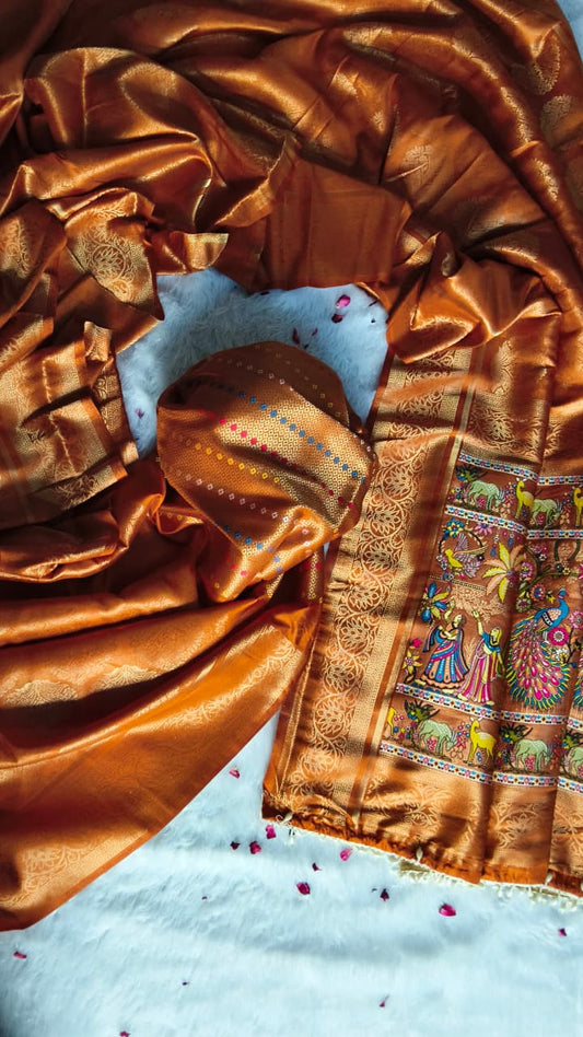 Premium Digital Silk Print Saree