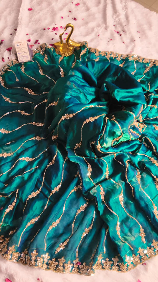 Premium GMY Silk Fabric Saree