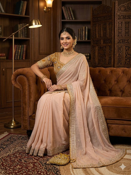 Premium rangoli Silk Saree with beautiful saree