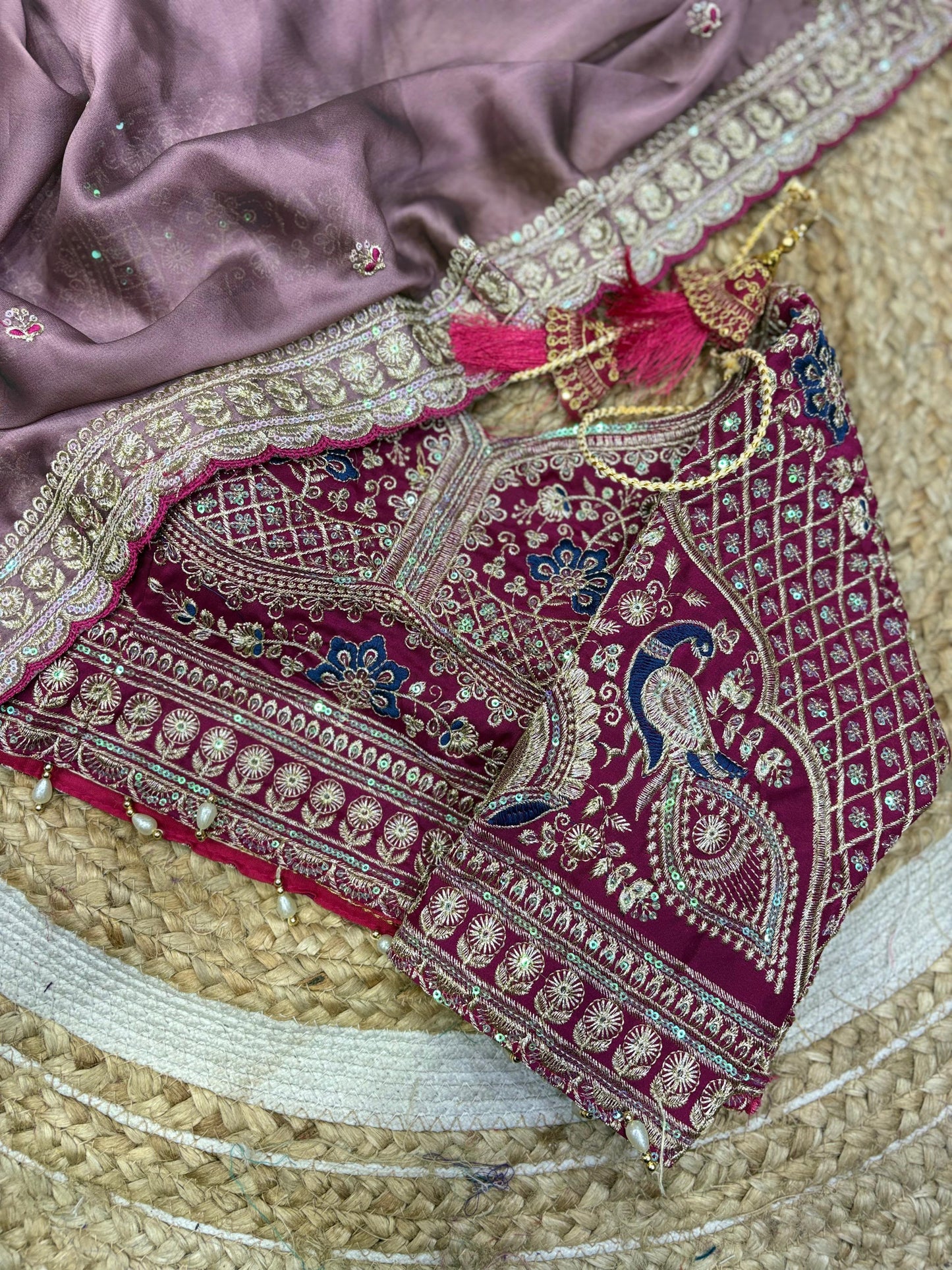Premium rangoli Silk Saree with beautiful saree