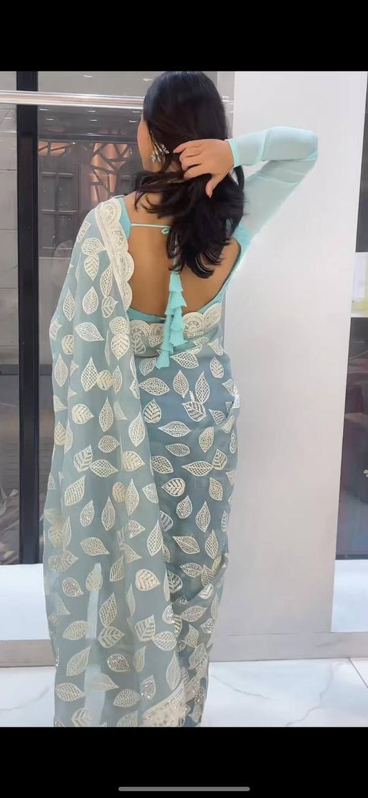 Looking some one for this same colour beautiful Designer Saree