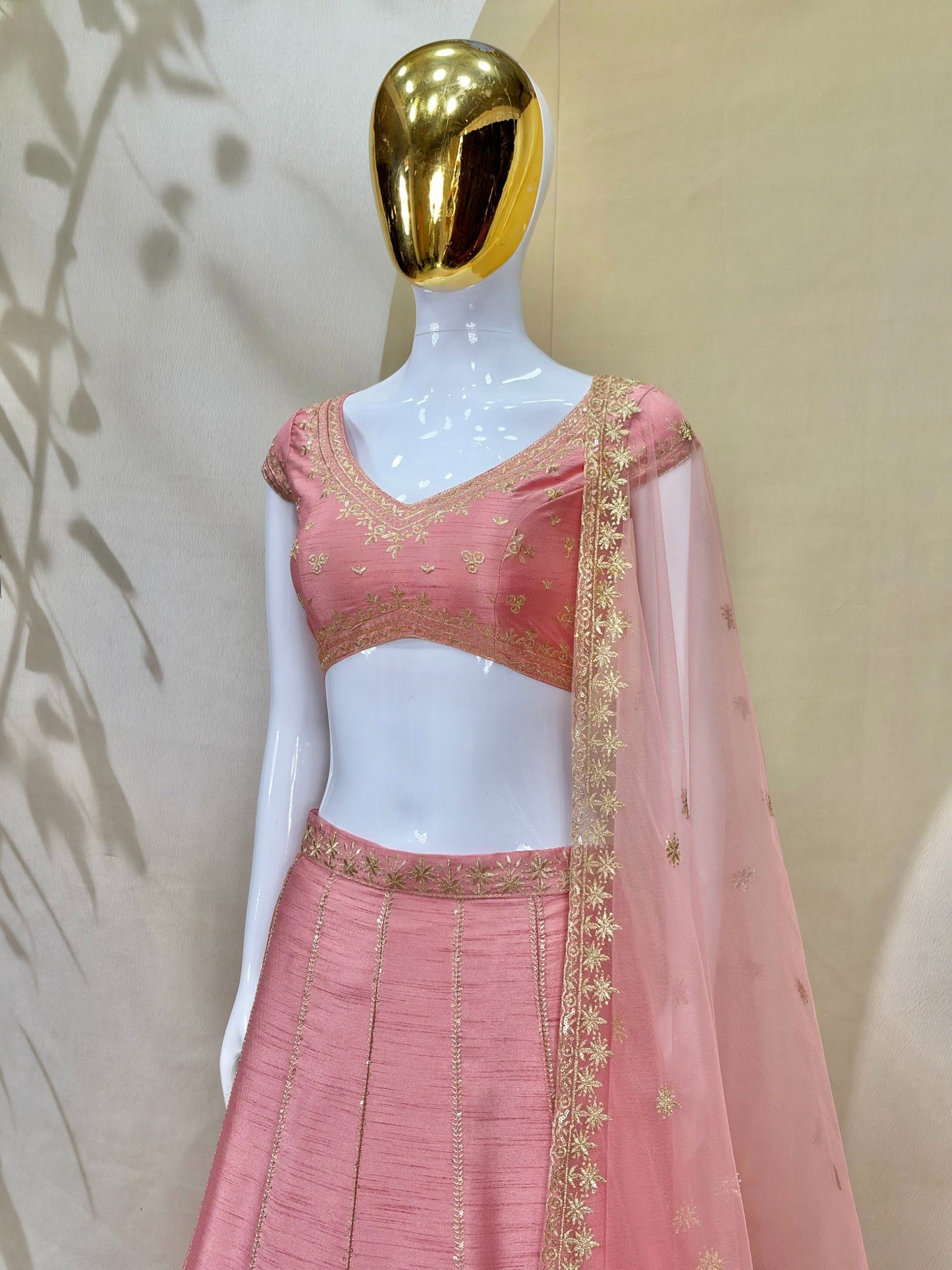 Premium Fancy Fabric Heavy Zari Sequence Choli