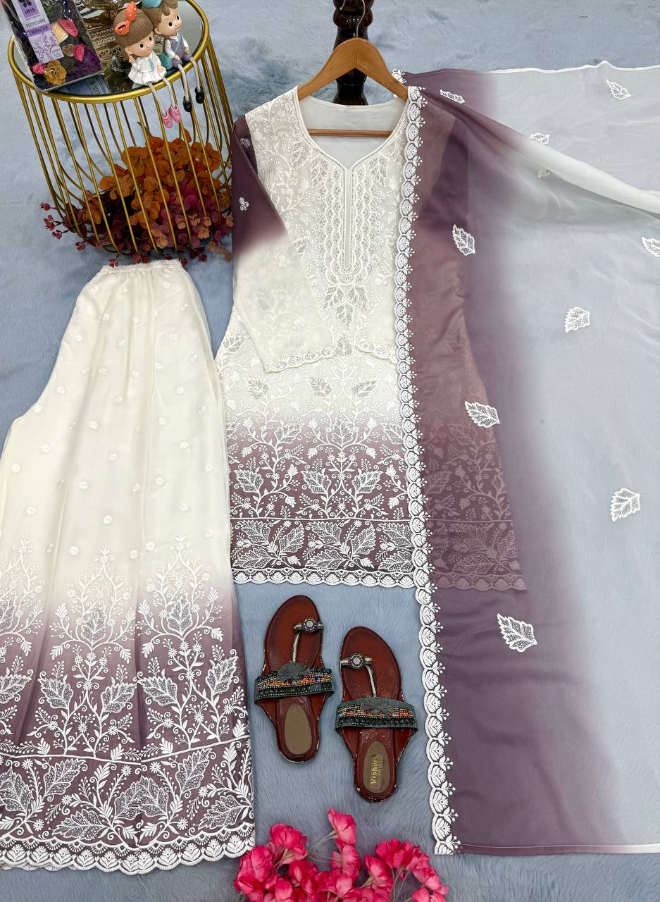 PREMIUM DESIGNER READYMADE TOP PLAZZO COLLECTIONS