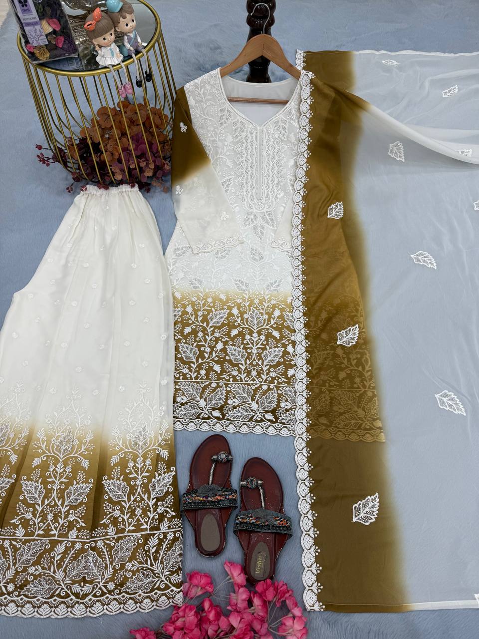 PREMIUM DESIGNER READYMADE TOP PLAZZO COLLECTIONS