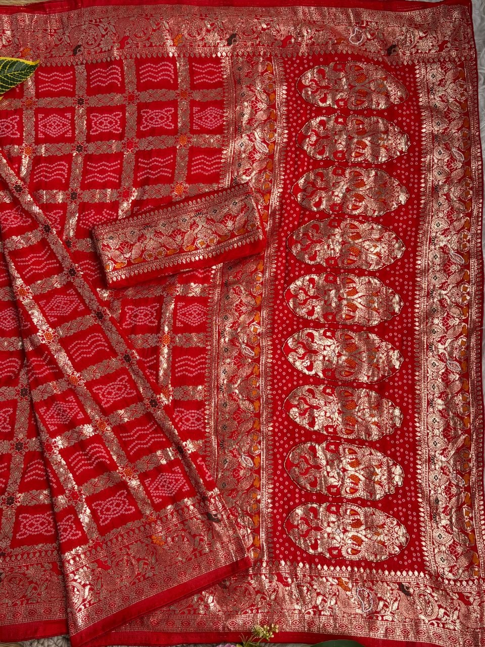 Pure soft viscose georgette sarees with amazing weaving patola