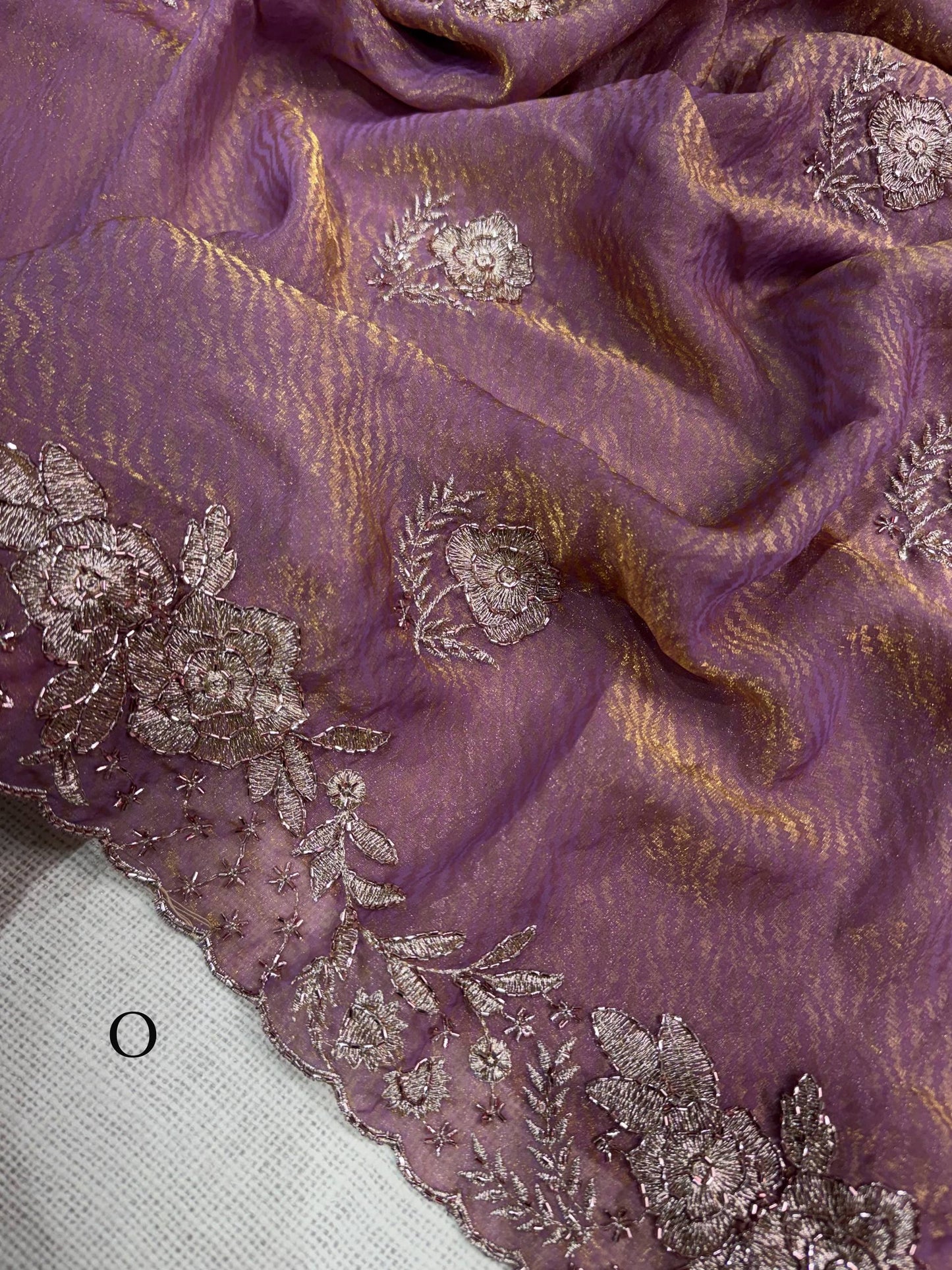 Fendy satin jacquard saree