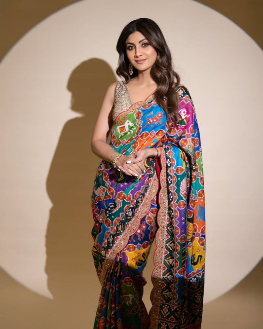 New Launching Bollywood SHILPA SHETTY KUNDRA Sequins Saree