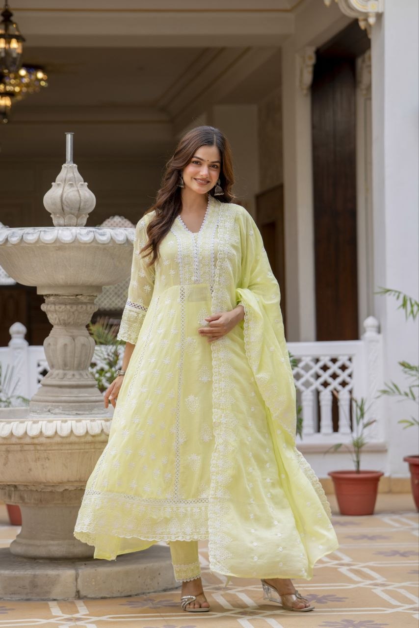 Presenting New Ready-Made Gown Pant Dupatta Collection