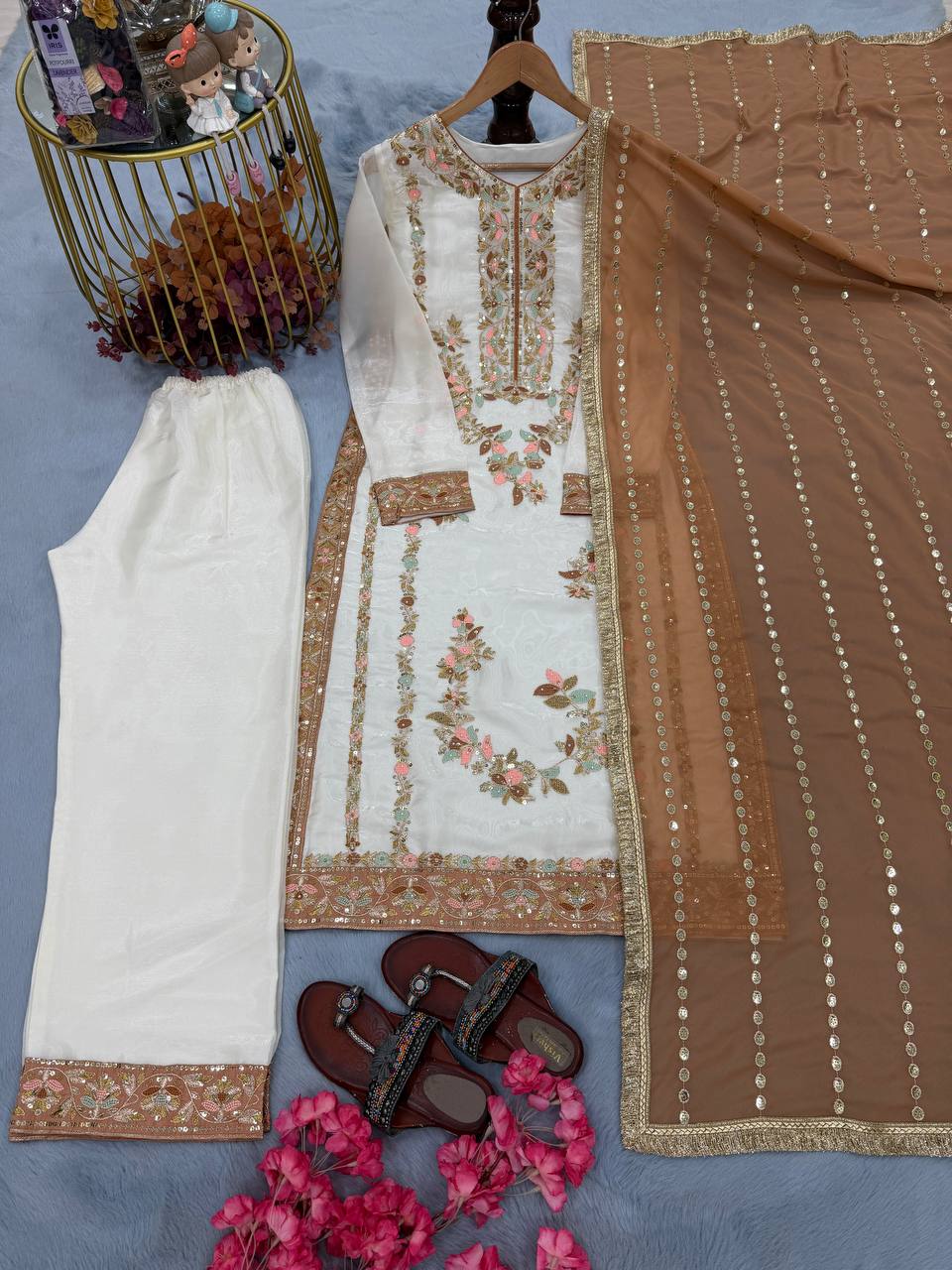 PREMIUM DESIGNER READYMADE TOP PLAZZO COLLECTIONS