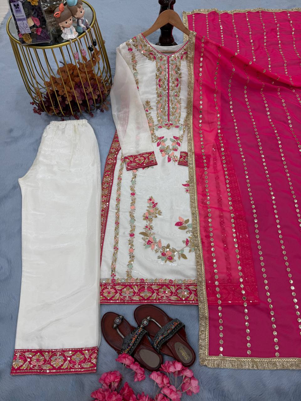 PREMIUM DESIGNER READYMADE TOP PLAZZO COLLECTIONS