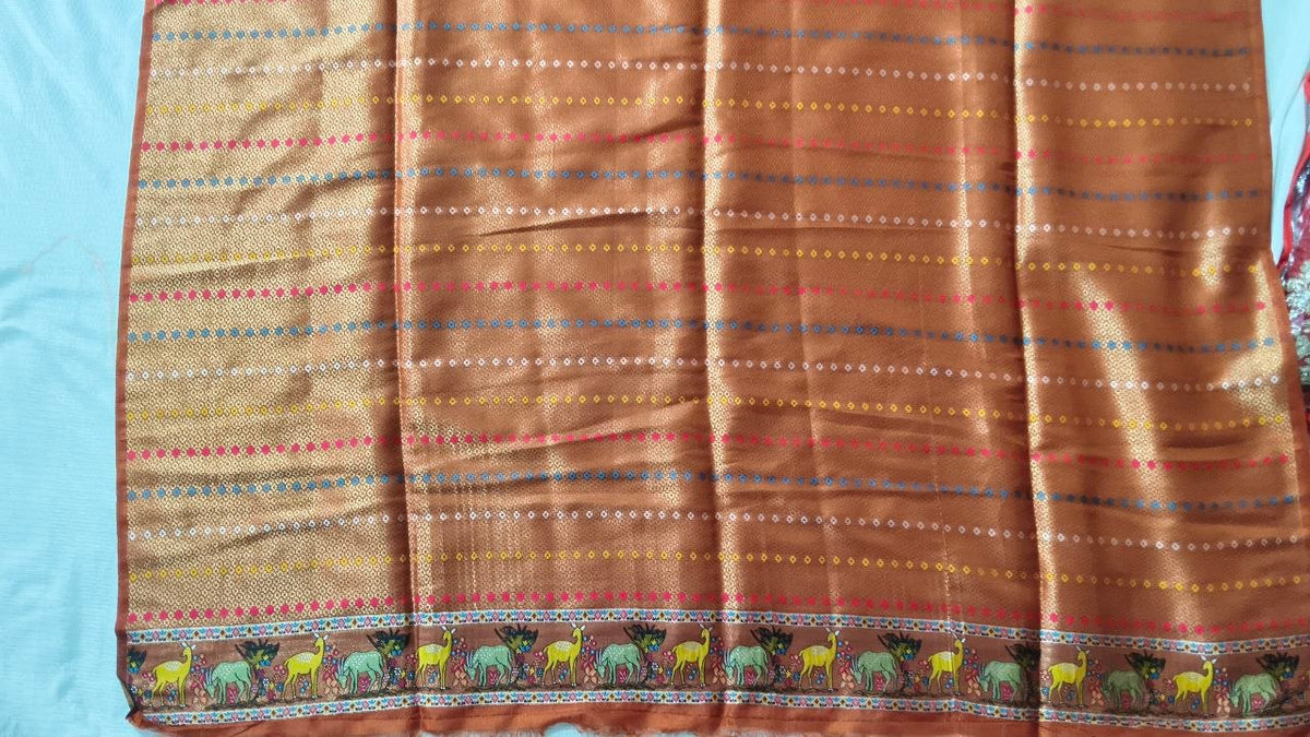 Premium Digital Silk Print Saree
