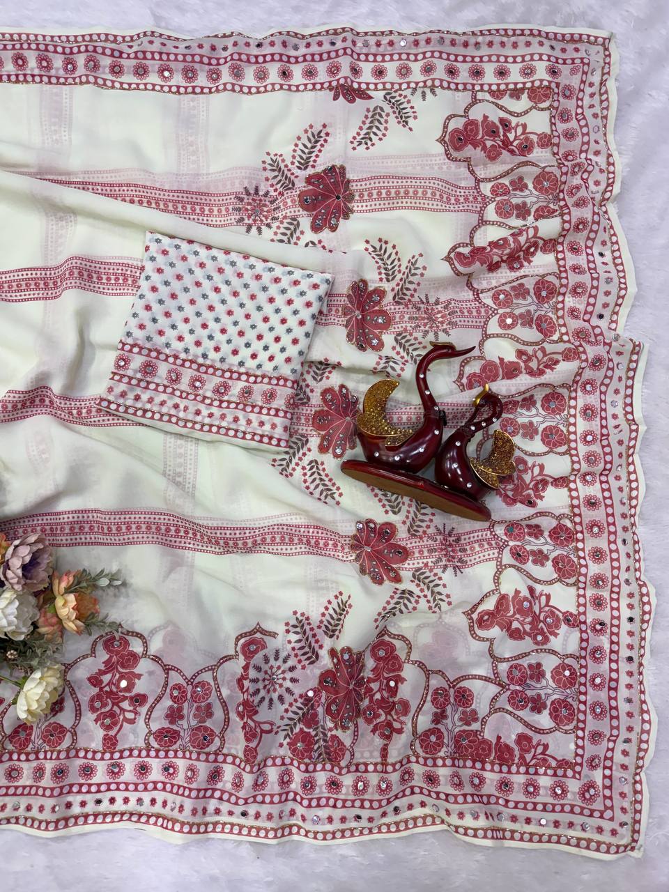 Soft Fox Georgette Saree