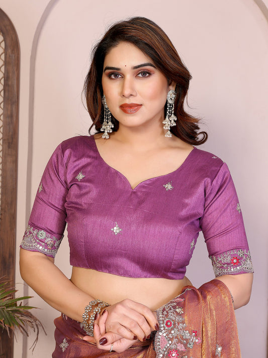 Party Wear Soft Fendy Chiffon silk Saree